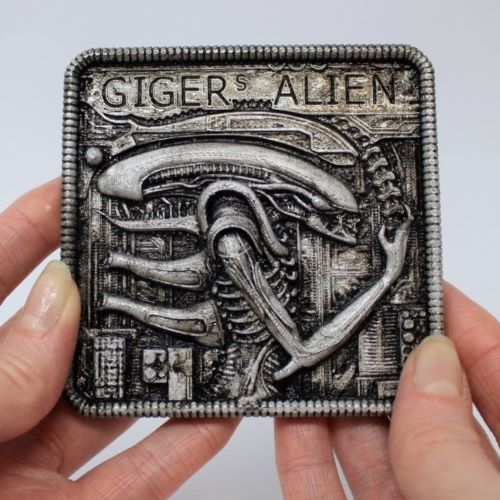 Giger Alien Fridge Magnet Xenomorph Silver Copper Movie
